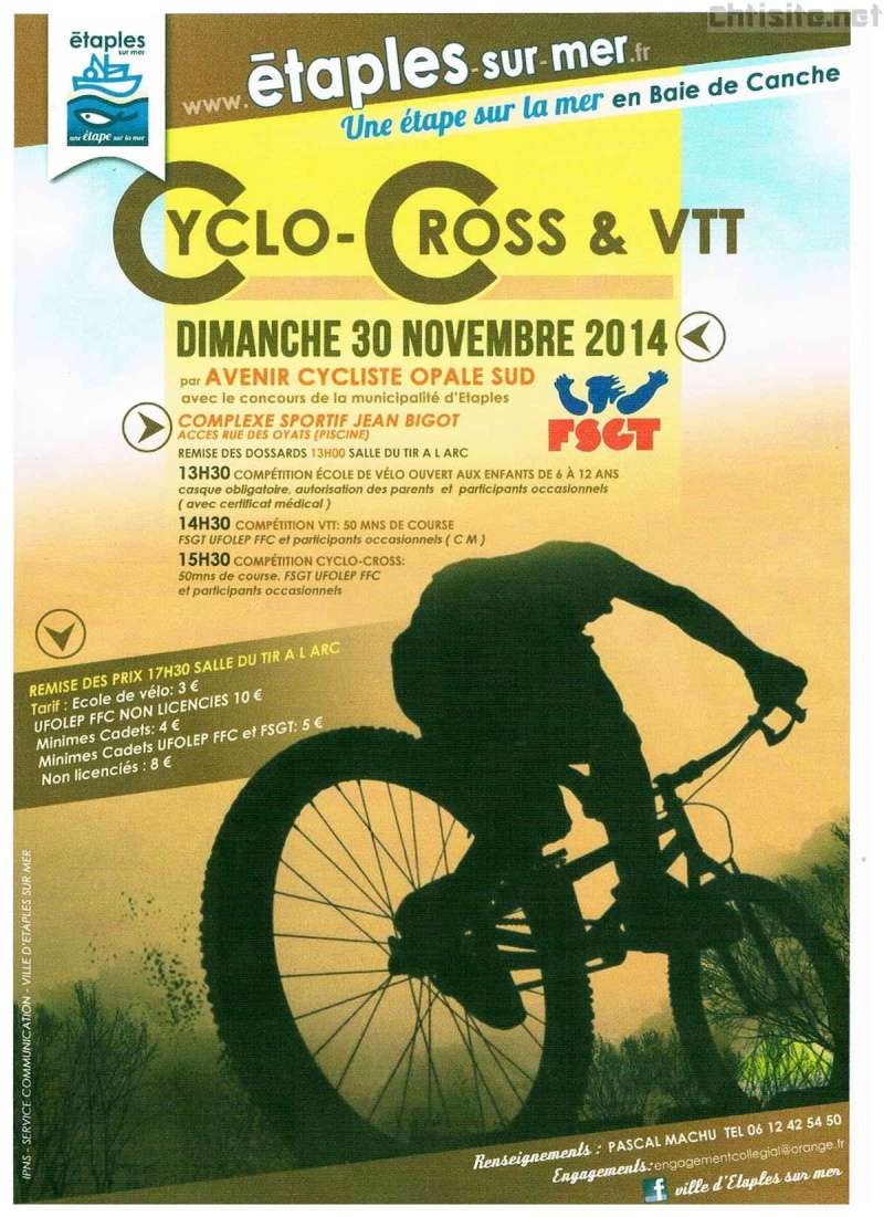 CYCLO -CROSS ET VTT ETAPLES 30/11/2014 Cyclo-10