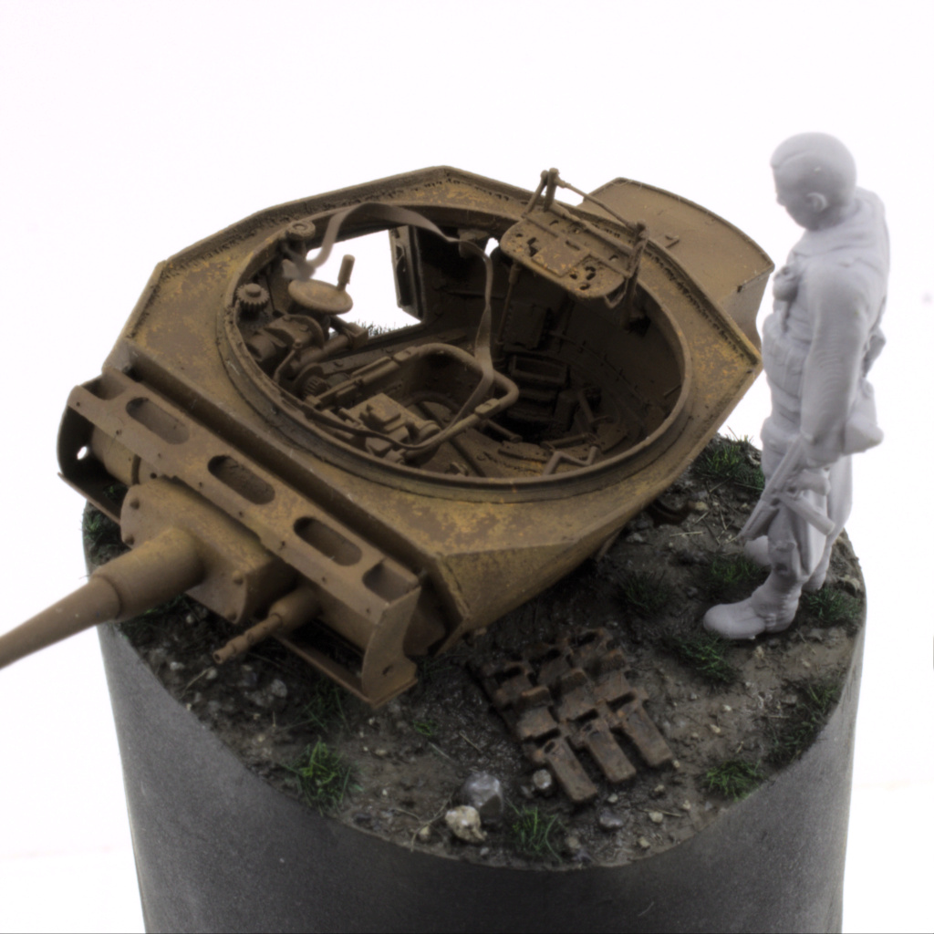 Diorama tourelle panzer III - Scratch - 1/72 20230511