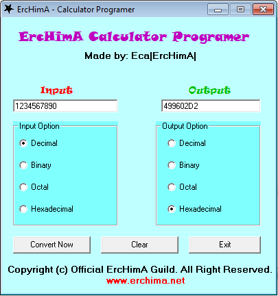 [RELEASE] ErcHimA  Guild Calculator Programer Fwnbml10