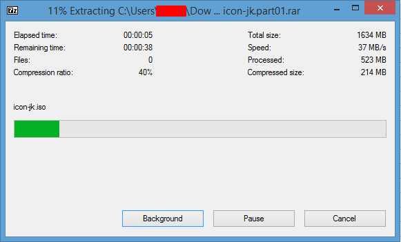 Extracting RAR Files With Multiple Parts Screen20