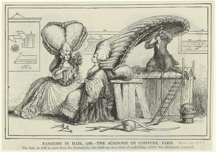 Marie-Antoinette, sa Cour et son siècle, Caricatures modernes Fashio10