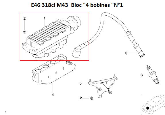 [ BMW E46 318CI M43 an 2000 ] pas d'allumage cylindre 2 et 3 12_blo10