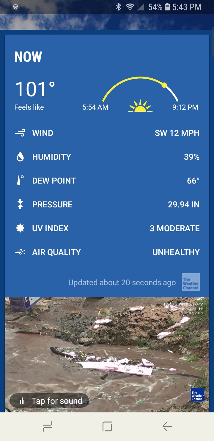 Post your current weather status Screen10