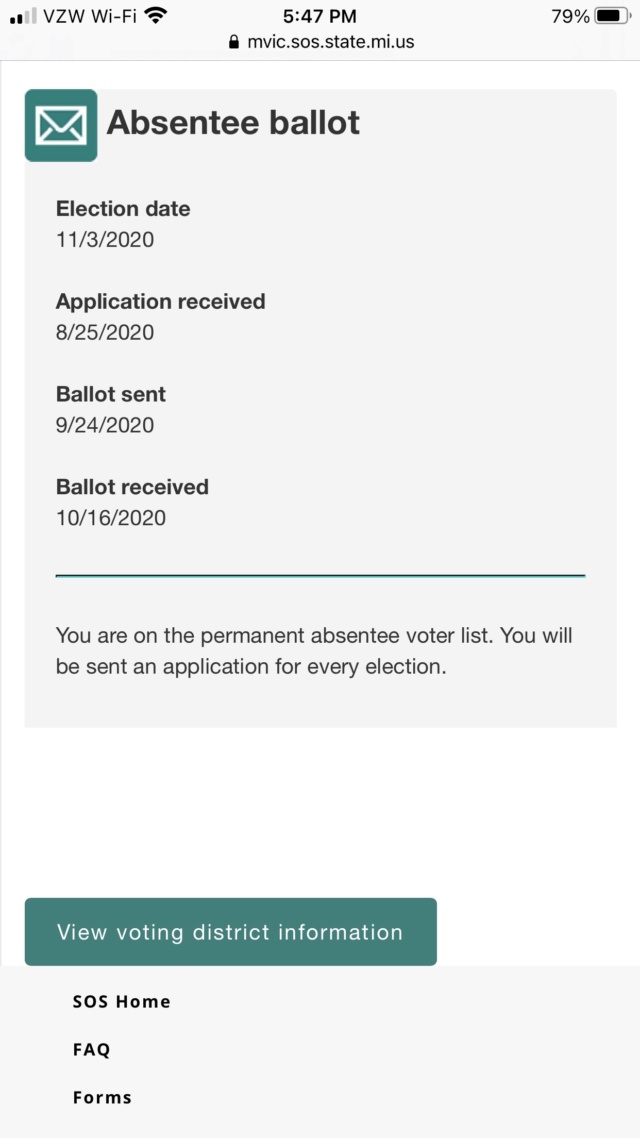 tOfficial "I Voted" 2020 Thread - Page 2 8e431710