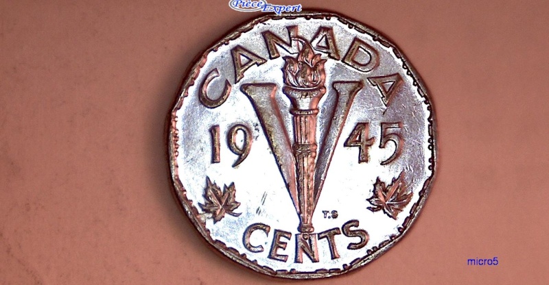 1945 - Fendillements Avers  5_cent43