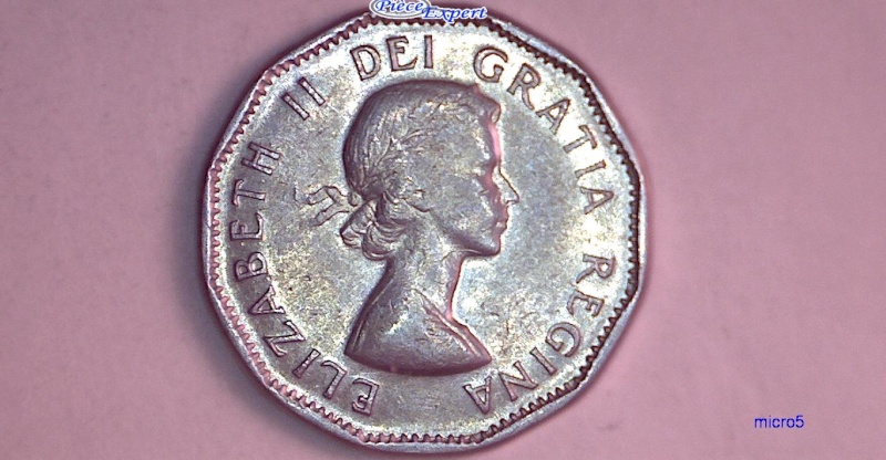 1958 - Coin Détérioré Lettres Avers 5_cent79