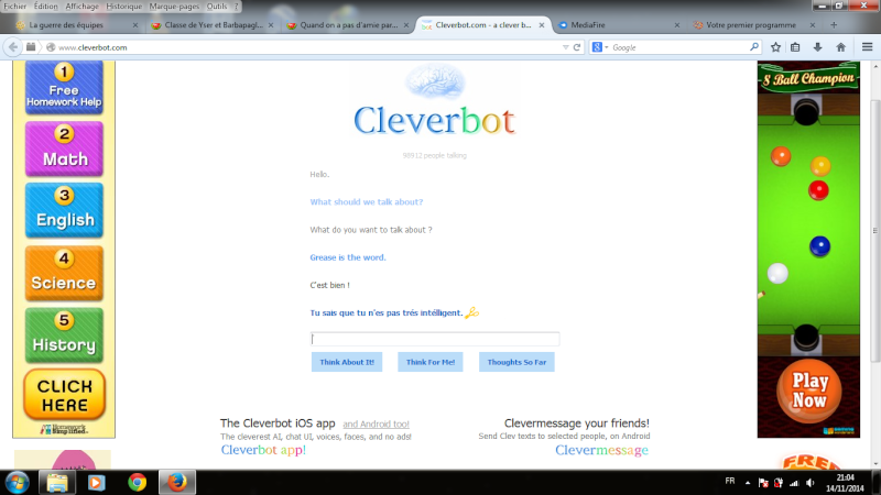 Quand tu n'as pas d'amis, parle à Cleverbot - Page 3 Clever10