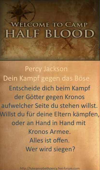 Percy Jackson - Dein Kampf gegen das Böse Banner16