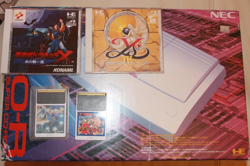 [estim] pc engine duo R complète + 4 jeux dont castlevania  Img_2511