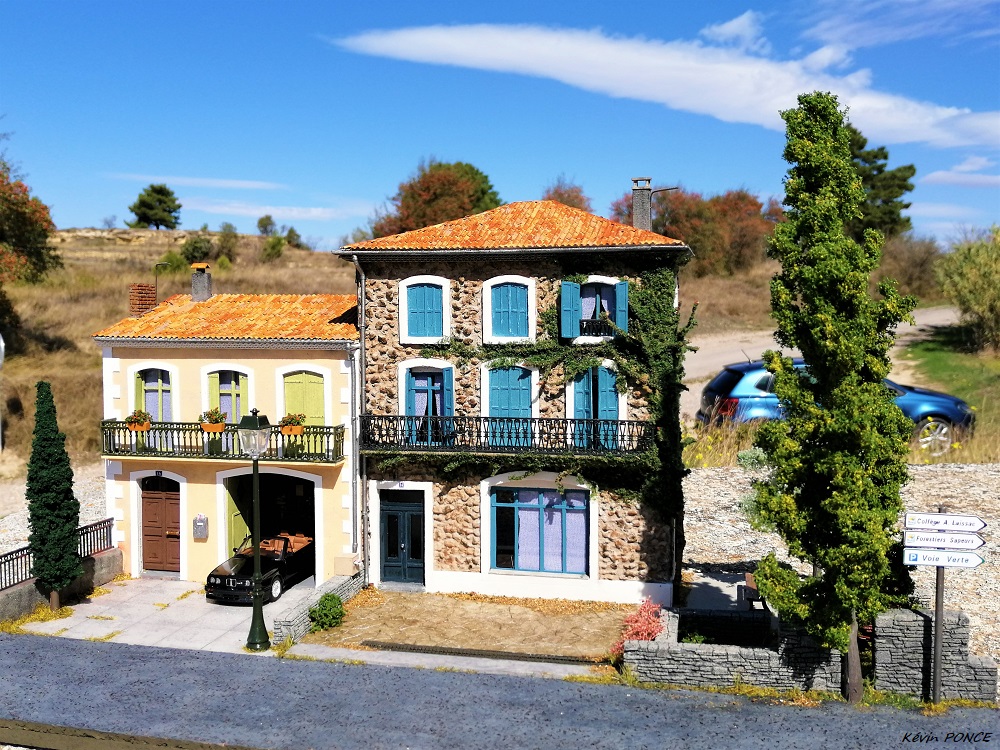 Maquette n°058 : La Rue d'Olargues 058-2027