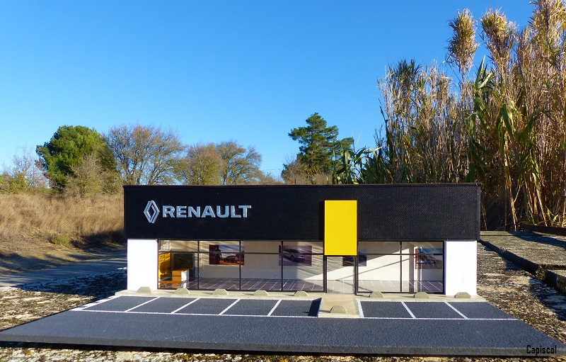 Maquette n°087 : La Concession Renault logo 2022 087-2021