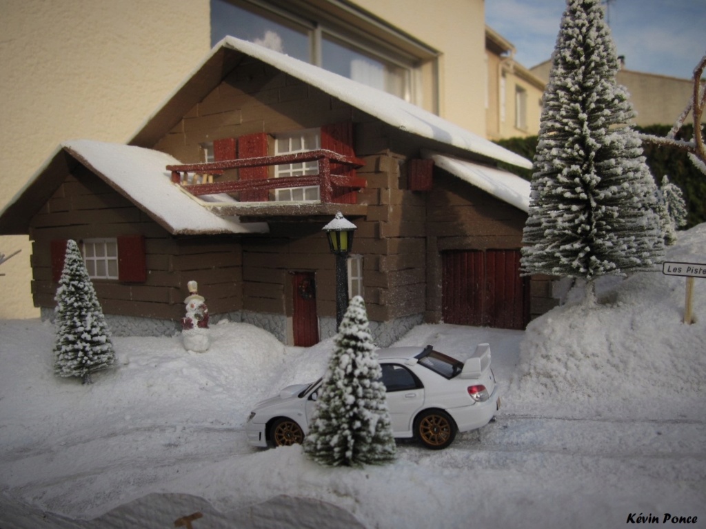 Maquette n°015 : Le Chalet enneigé 2010-114