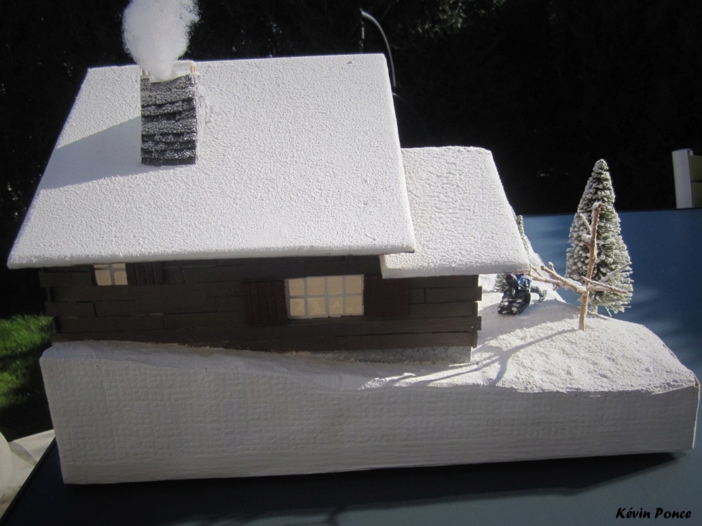 Maquette n°015 : Le Chalet enneigé 2010-119