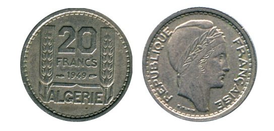 اوراق نقدية جزائرية قديمة France10