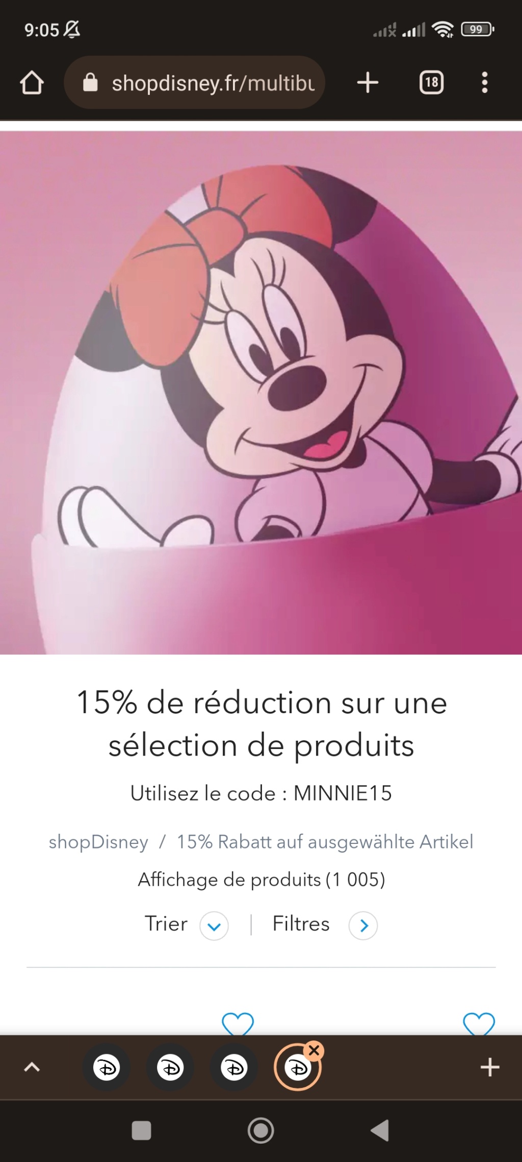 Les promotions et codes de réduction sur Disney Store FR - Page 44 Screen17