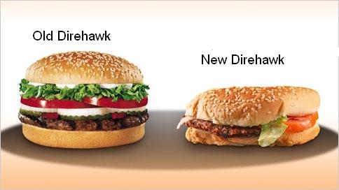 New vs old dirhawk Burger11