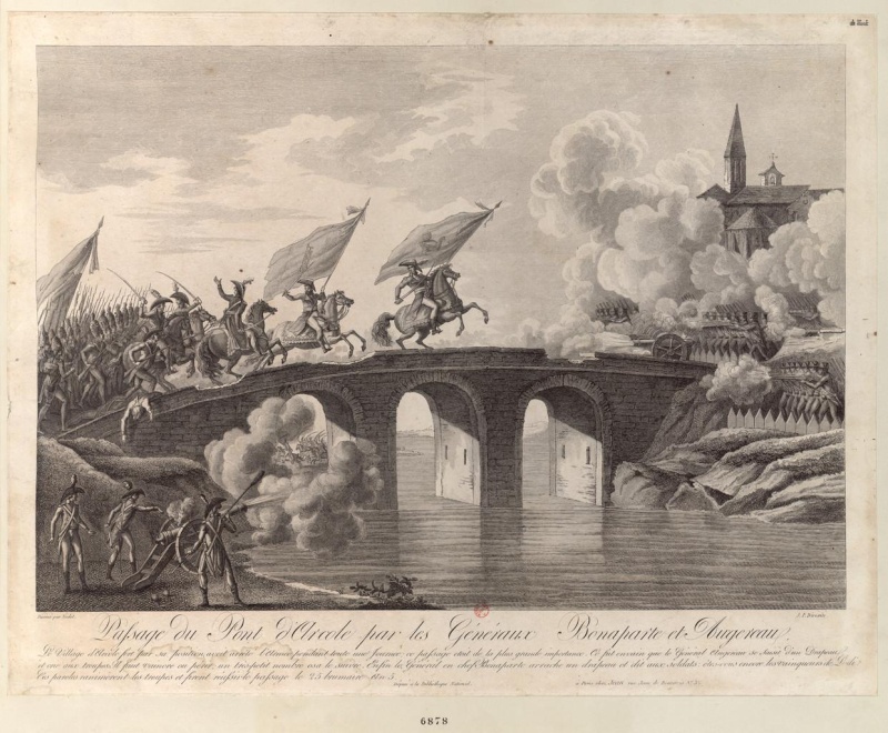 La bataille du pont d'Arcole