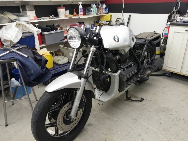 BMW K75 goes cafe racer 20141110