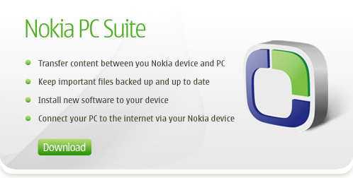 USE THE MODEM WITH NOKIA PC SUITE OR SOFTWARE Url10