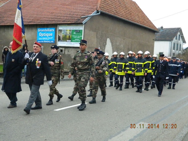 commémoration du  30/11/2014 à Montreux-Château   44410