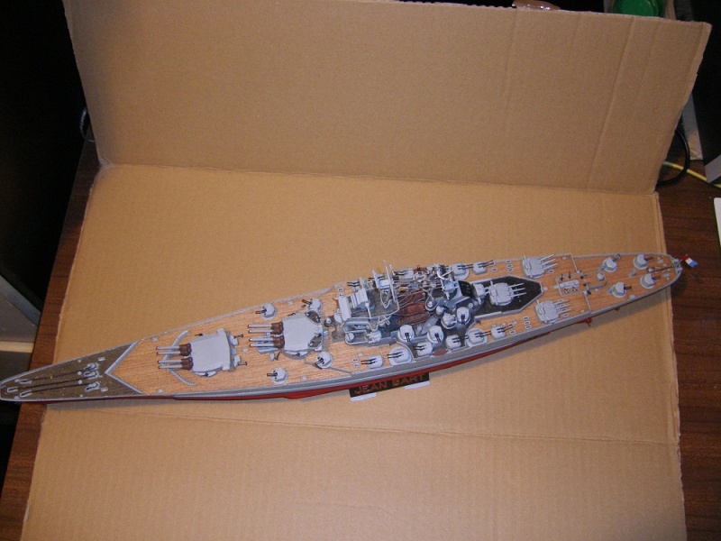 Cuirassé Jean Bart a 1/400 de Heller Imgp0730