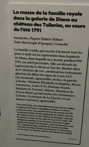 Expo. Archives nationales. La famille royale aux Tuileries. Capt1801
