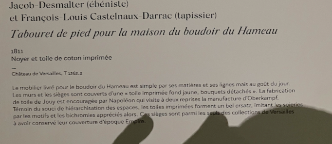 Soieries impériales pour versailles - Grand-Trianon, 2024 Capt1848