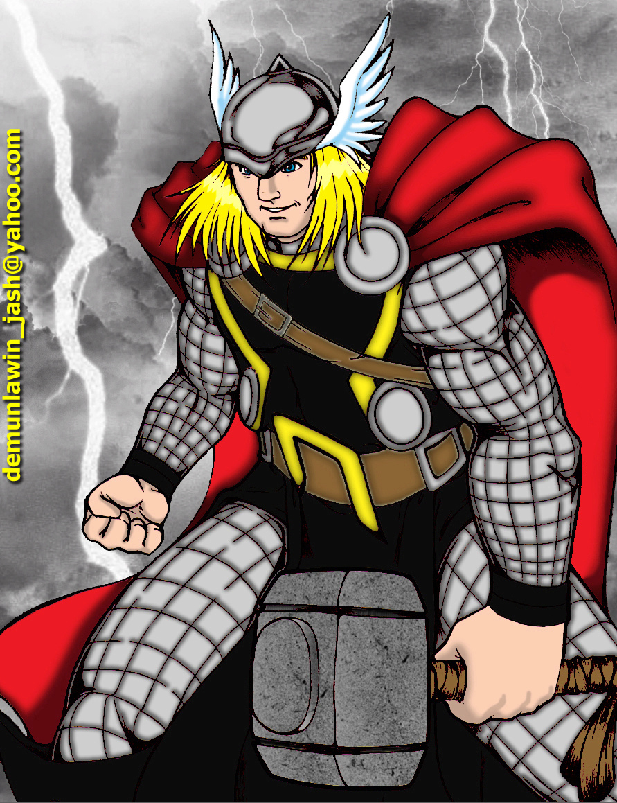 DEMUNLAWIN DOES DRAWING FOR MUGEN Thor10