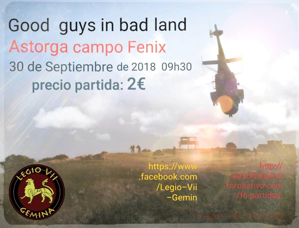 Good guys in bad land 30 septiembre 2018 20180910