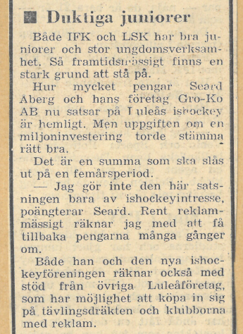 Seard Åberg - Mannen bakom Luleå Hockey Förening jubilerar Skzirm20