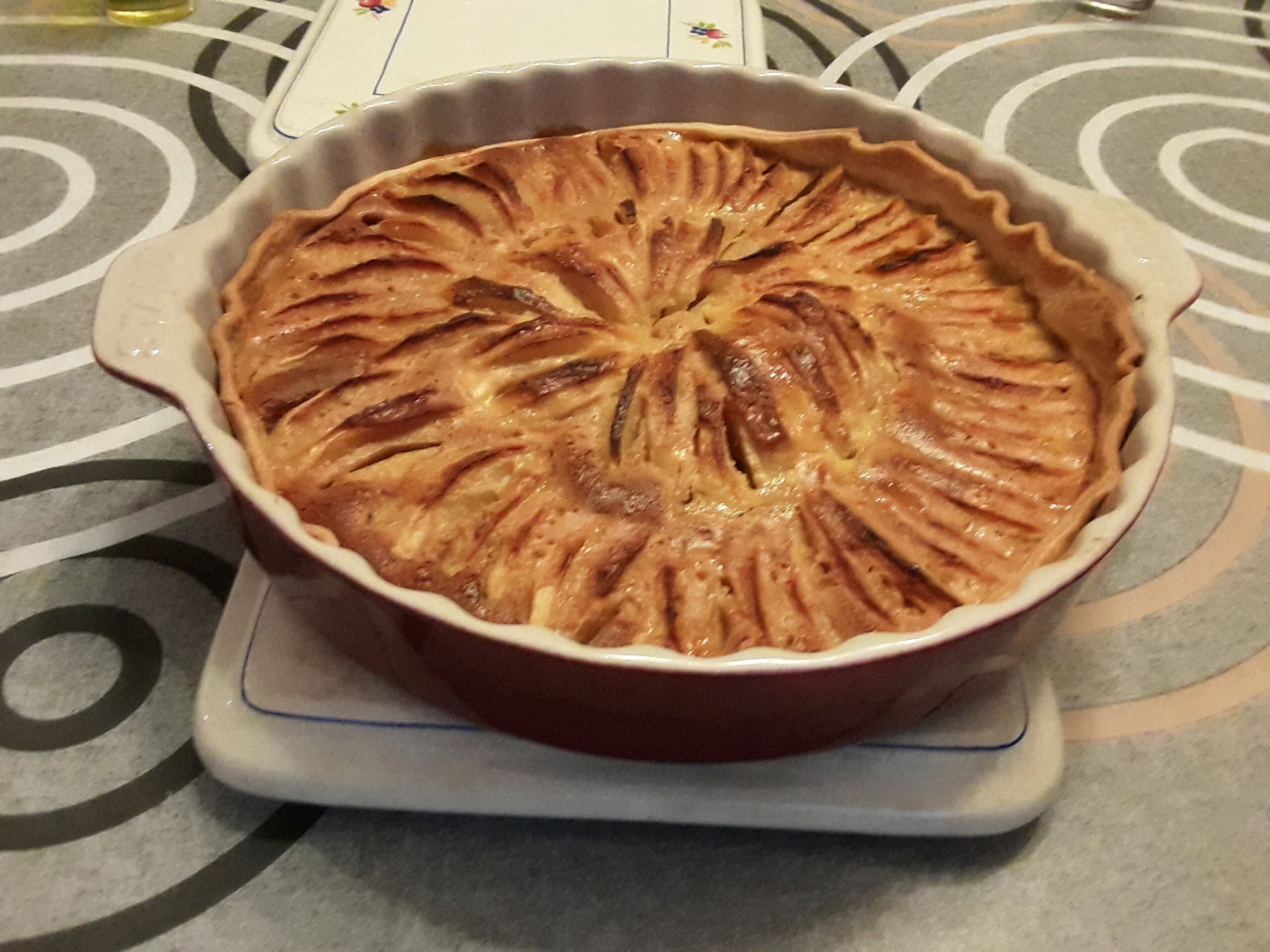 Tarte aux Pommes Normande 20210110