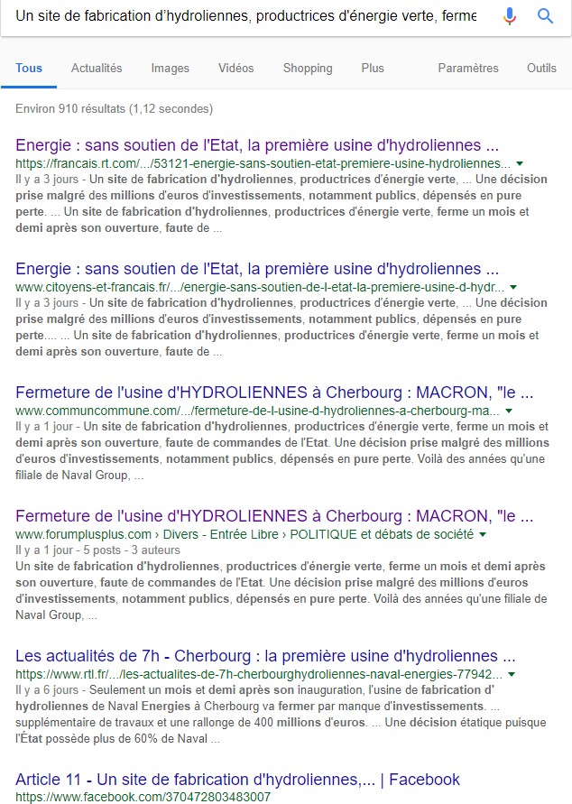 Fermeture de l'usine d'HYDROLIENNES à Cherbourg : MACRON, "le responsable final" - Page 2 Rt_ene10