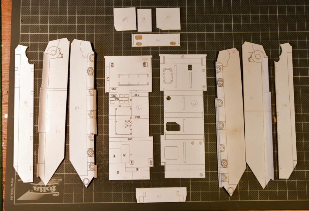 Combat engineerig vehicle IMR1, Modelli di carta, 1:35 geb von Kubi Dsc_4612