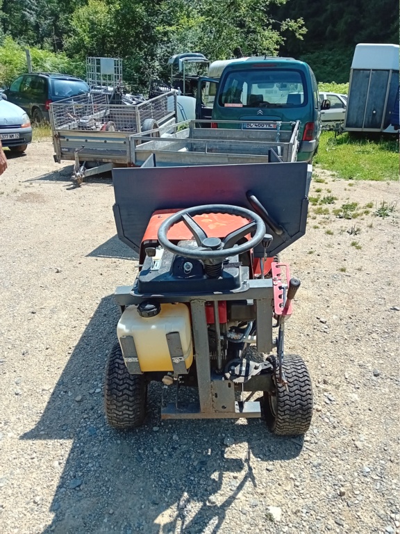 Transformer un tracteur tondeuse en transporter ou brouette à moteur 20230711