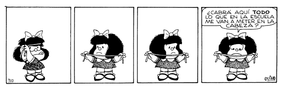 ¿Recuerdas la época de la escuela?  Mafald11