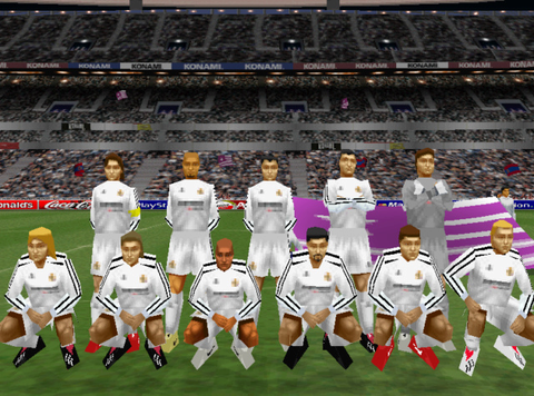 Jogando WINNING ELEVEN 2002 do PS1