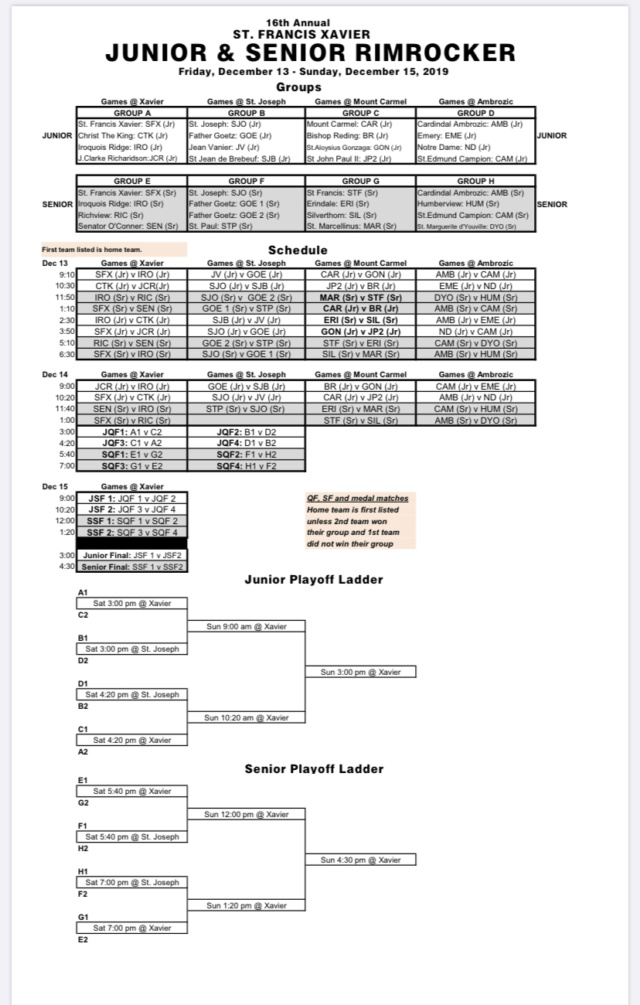 Xavier Rimrocker Schedule 1483b010