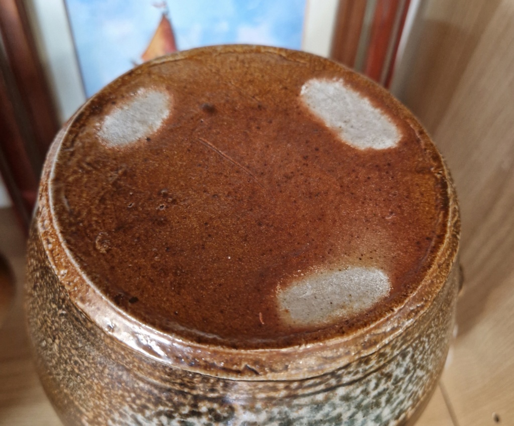 ID salt glazed Pottery jug SP mark 20230610