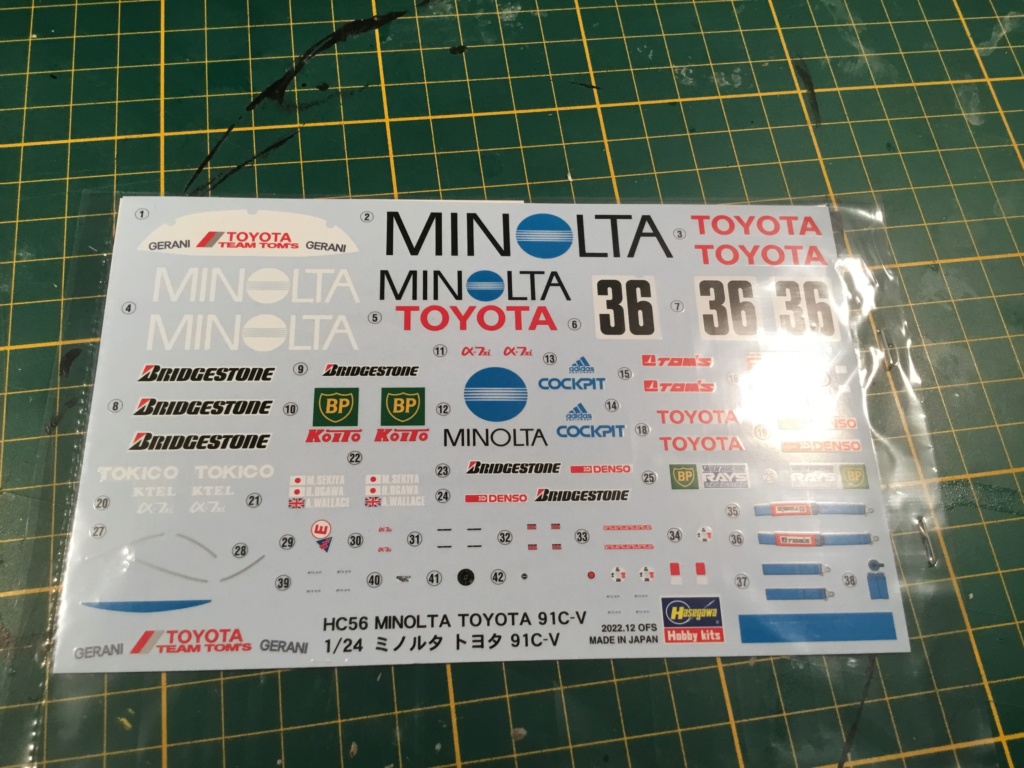 MINOLTA TOYOTA 91C-V JSPC 1991 Dc2eca10