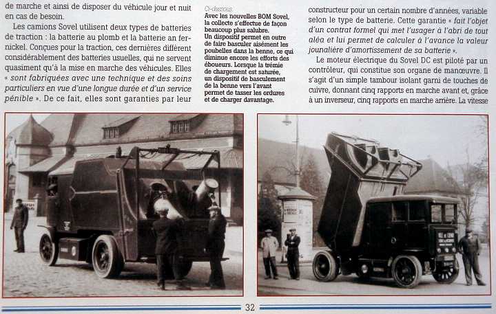 Camion poubelle sovel électrique de 1930  Camion12