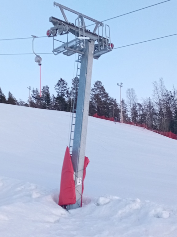 Téléski à enrouleurs 2 places (TKE2) Vårdkasen Stora Liften  20240424