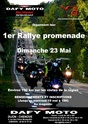 1er rallye promenade Dafy Moto Dijon le 23 mai 2010 Affich10