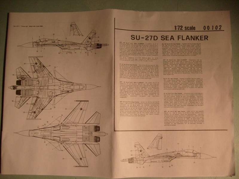 [CC LEE] SOUKHOÏ Su 27 SEA FLANKER & FLANKER B 1/72ème Réf 00102 & 00101 S7303103