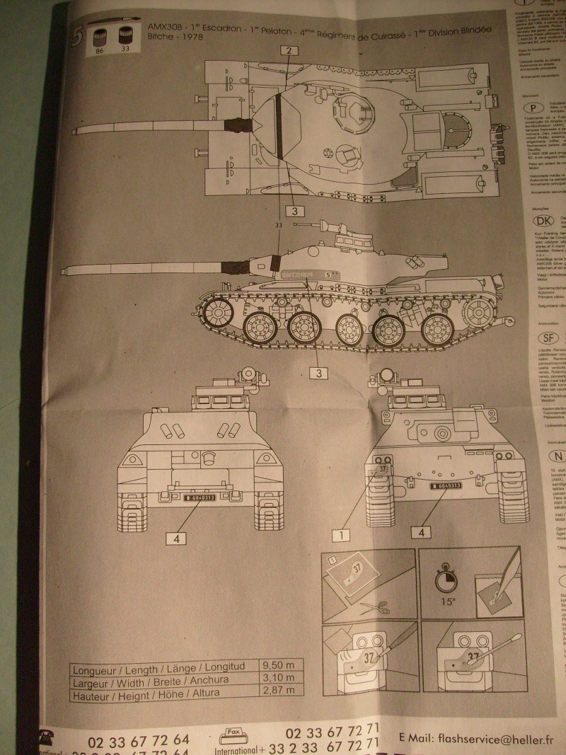 AMX 30 canon de 105 1/72ème Réf 79899 S7303324