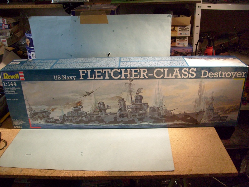 Que penser du kit Revell destroyer classe Fletcher 1/144 ? S7304216