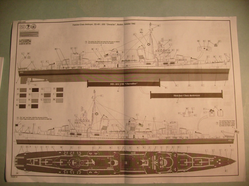 Que penser du kit Revell destroyer classe Fletcher 1/144 ? S7304218