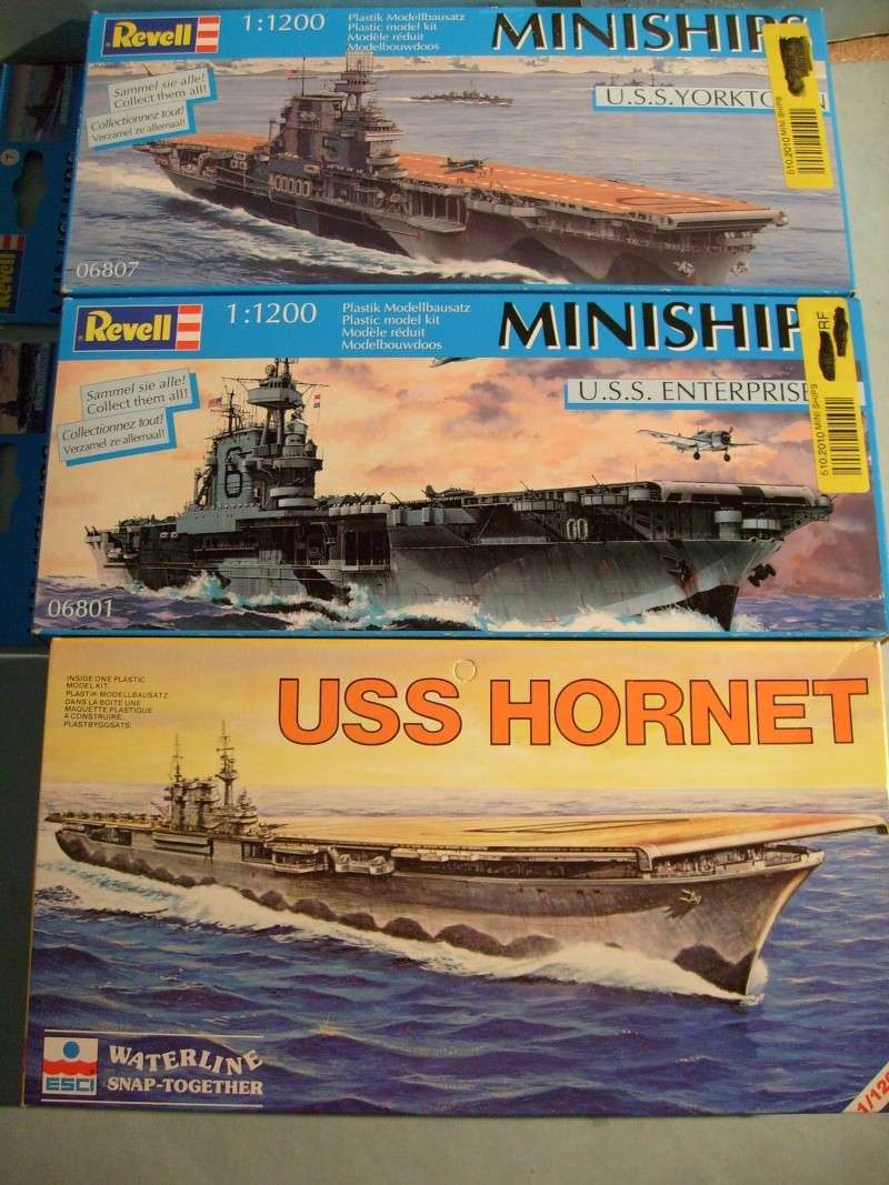 [ESCI] Porte-avions CV 8 USS HORNET 1/1200ème Réf 403 S7304470