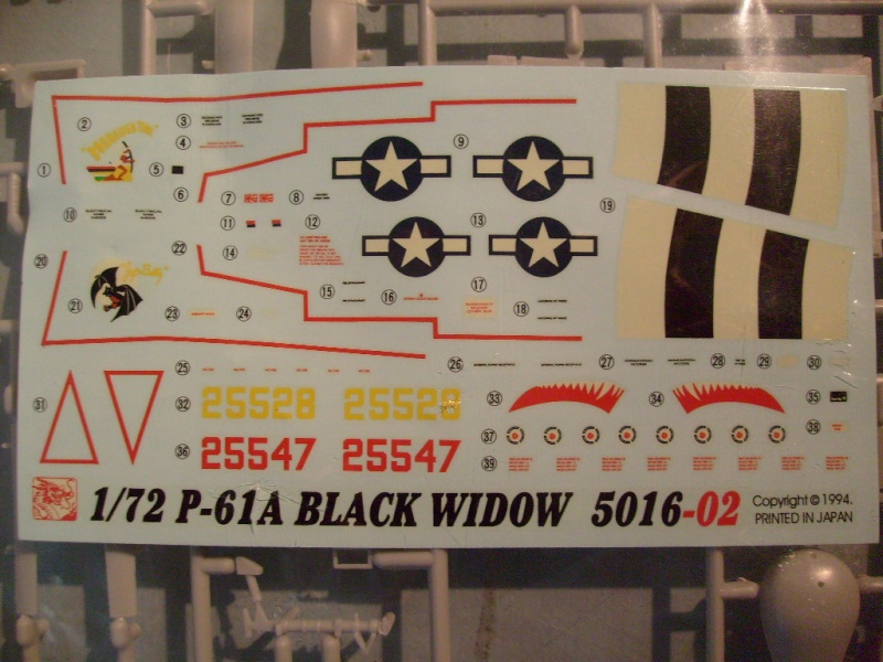 [DRAGON] NORTHROP P 61 A BLACK WIDOW 1/72ème Réf 5016 S7308973