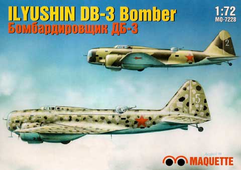 Ilyouchine DB-3 . Maquette 1/72 Maq72210