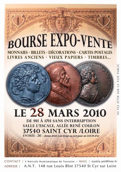 Saint-Cyr-sur-Loire (37) 14é bourse annuelle numismatique 28031010